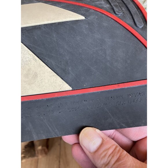 Vintage GM Pontiac Racing Front Rubber FLOOR MAT SET of 2 Made in the USA - Picture 14 of 16
